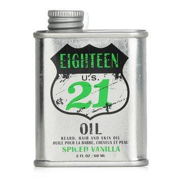 18.21 Man Made Beard, Hair & Skin Oil Spiced Vanilla