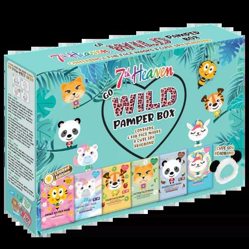 7th Heaven Go Wild Pamper Box Skin Care Gift Set