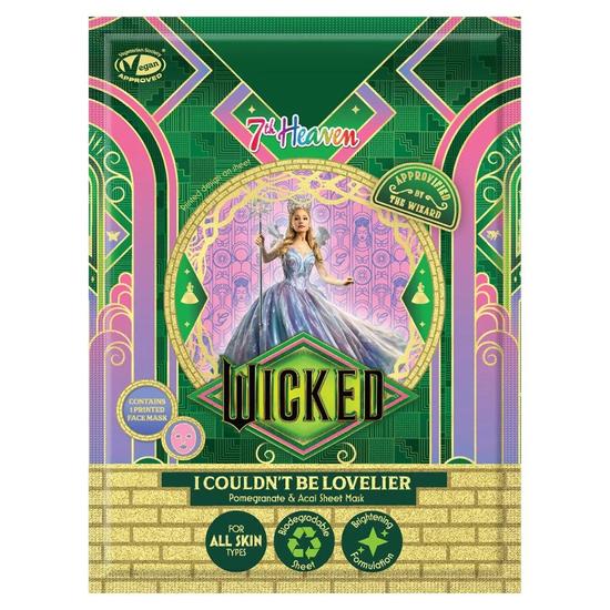 7th Heaven Wicked Glinda I Couldn't Be Lovier Pomegranate & Acai Sheet Face Mask