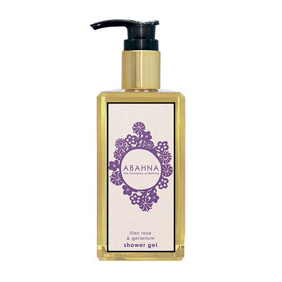 Abahna Lilac Rose & Geranium Shower Gel