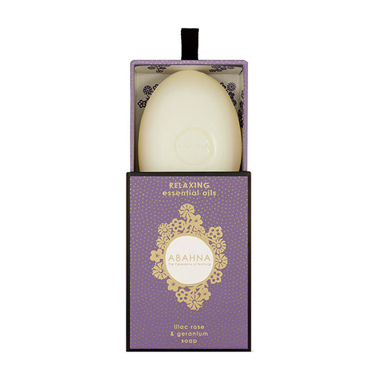 Abahna Lilac Rose and Geranium Soap 170g