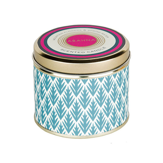 Abahna Mountain Flowers and Spring Water 3 Wick Candle 400g