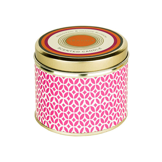 Abahna & Tin Candle Frangipani Orange Blossom