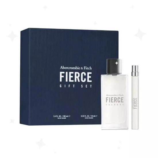 Abercrombie & Fitch Fierce Gift Set: Eau De Cologne 100ml Eau De Cologne 10ml 2 Piece