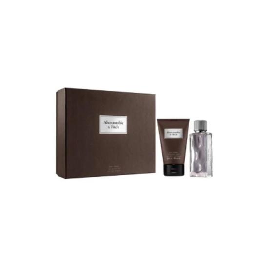Abercrombie & Fitch First Instinct Eau De Toilette Men's Aftershave Gift Set Spray With Hair & Body Wash 50ml