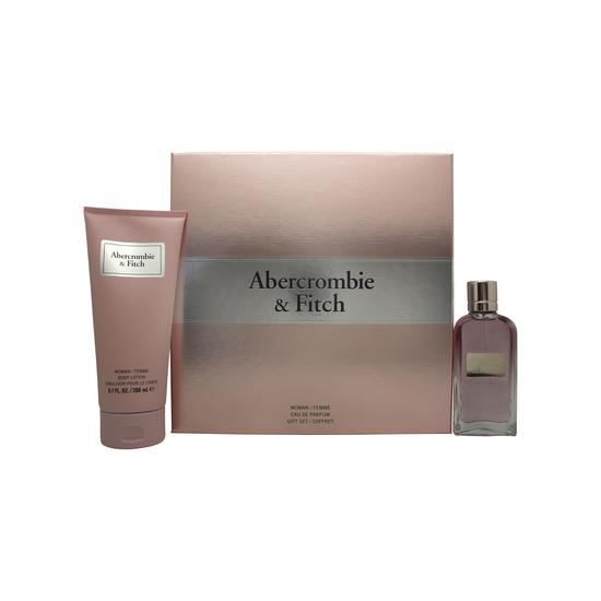 Abercrombie & Fitch First Instinct For Her Gift Set 50ml Eau De Parfum + 200ml Body Lotion