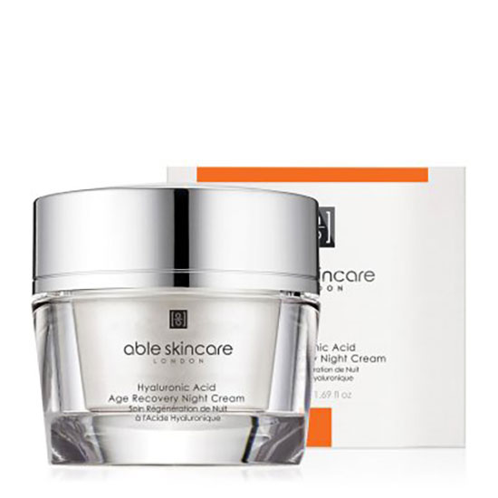 Able Skincare Hyaluronic Acid Age Recovery Night Cream 50ml