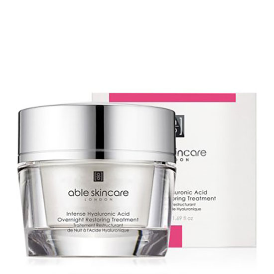 Able Skincare Hyaluronic Acid Intensive Overnight Restoring Cream 50ml