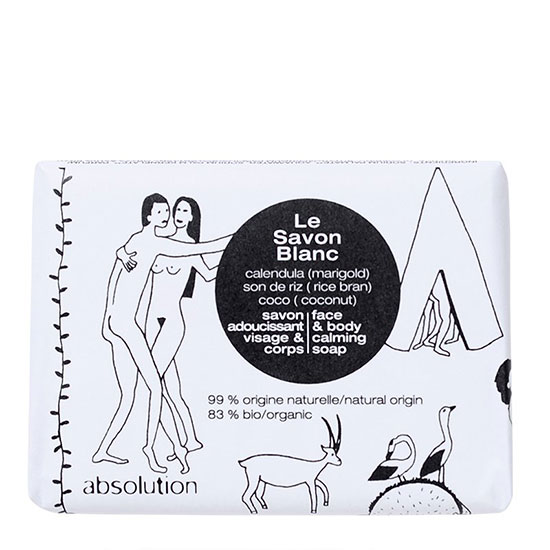 Absolution Le Savon Blanc Face & Body Calming Soap 100g