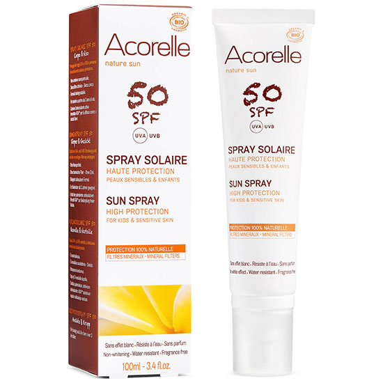 Acorelle Kids' Organic SPF50 Sun Spray
