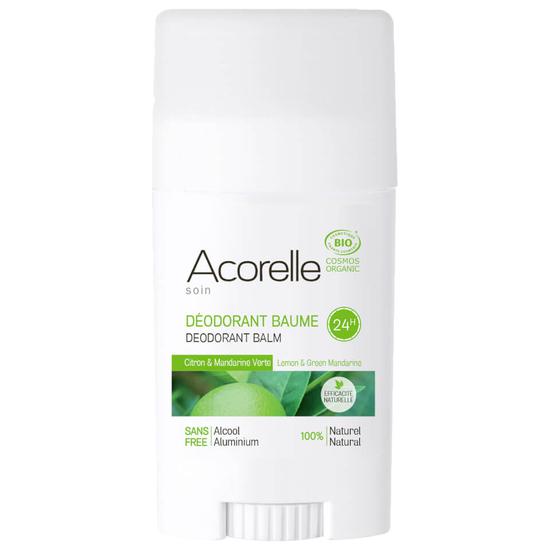 Acorelle Organic Lemon & Green Mandarine Deodorant Balm 40g