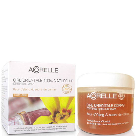 Acorelle Ylang Ylang Flower and Sugar Cane Sugar Wax with Body Strips 300g