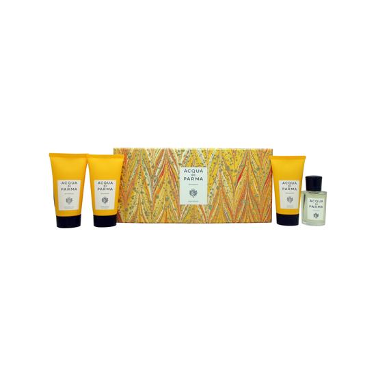 Acqua Di Parma Barbiere The Daily Ritual Gift Set 20ml Colonia Eau De Cologne + 40ml Face Wash + 40ml Shaving Cream + 40ml Face Cream