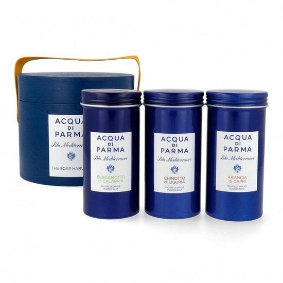 Acqua Di Parma Blu Mediterraneo 3 x Powder Soap Set