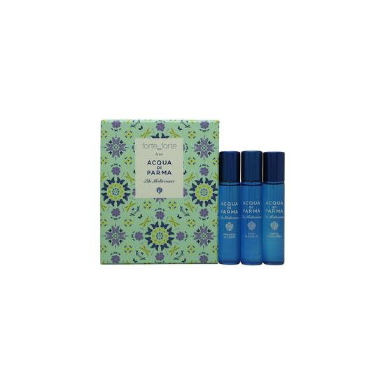 Acqua Di Parma Blu Mediterraneo Discovery Set 12ml Arancia Di Capri Eau De Toilette + 12ml Fico Di Amalfi Eau De Toilette + 12ml Mirto Di Panarea Eau De Toilette