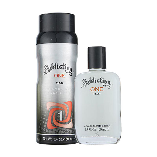Addiction One Man Eau De Toilette & Bodyspray Gift Set