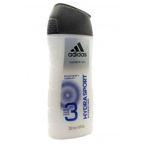 Adidas Hydra Sport 3-in-1 Shower Gel Hair, Body, Face Hydrating 250ml