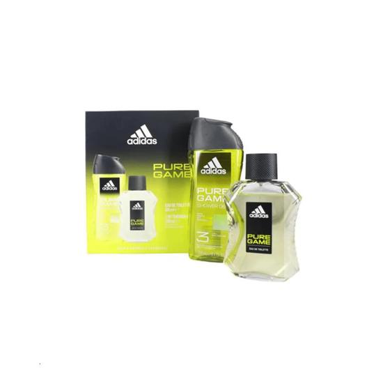 Adidas Pure Game Gift Set With 100ml Eau De Toilette & 250ml Shower Gel
