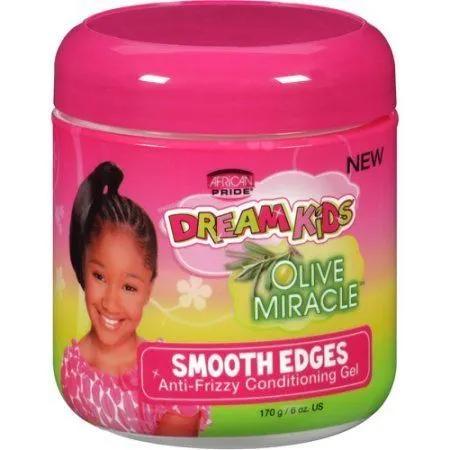 African Pride Dream Kids Olive Miracle Smooth Edges Anti-frizzy Conditioning Gel