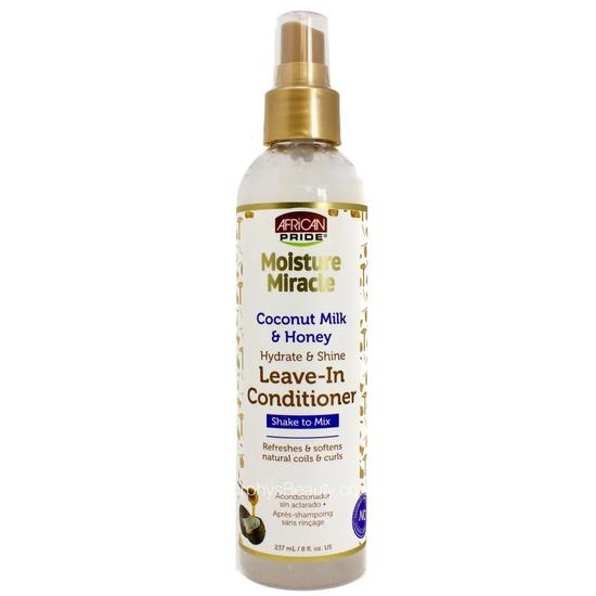African Pride Moisture Miracle Coconut Milk & Honey Leave-In Conditioner 237ml