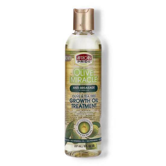 African Pride Olive Miracle Anti-Breakage Growth Oil Treatment 237ml