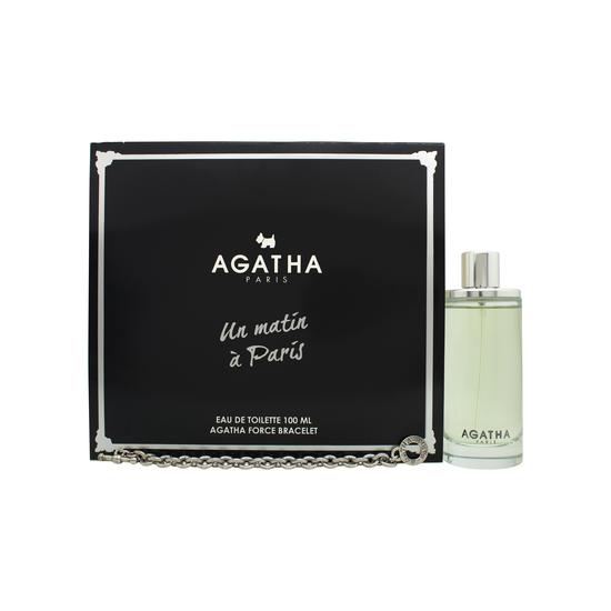 Agatha Paris Un Matin A Paris Gift Set Eau De Toilette Spray + Bracelet 100ml