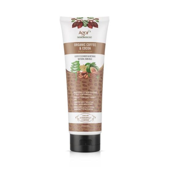 Agor Organic Coffee & Cocoa Body Wash