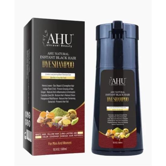 AHU Instant Black Hair Dye Shampoo
