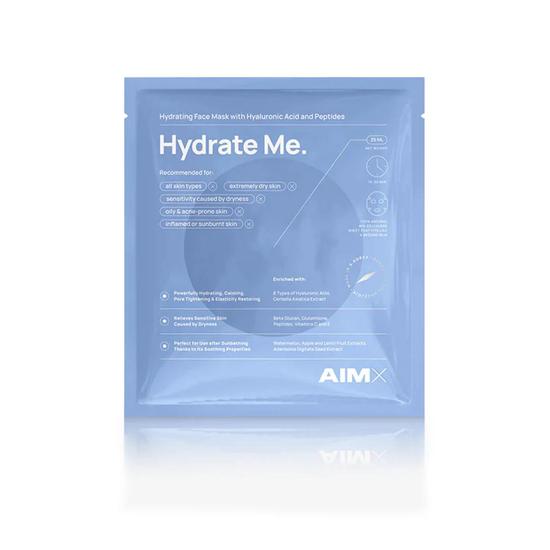 AimX Moisturising Sheet Mask With Peptides "hydrate Me" 25ml