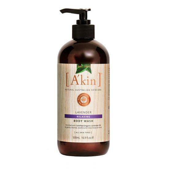 A'kin Aromatherapy Body Wash Lavender 500ml