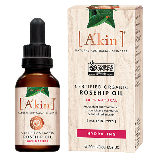 A'kin Certified Organic Rosehip Oil