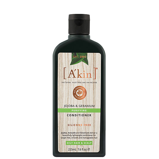 A'kin Hair Care Purifying Jojoba & Geranium Conditioner 225ml