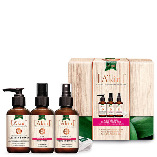 A'kin Moisture Rich Miracle Facial Trio