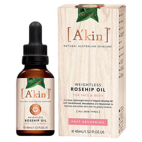 A'kin Weightless Rosehip Oil