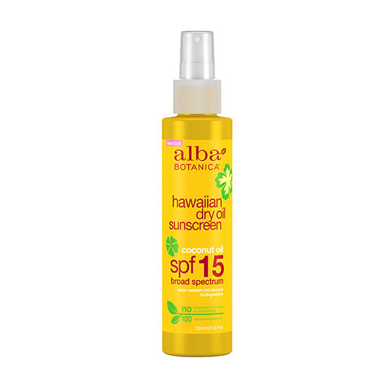 Alba Botanica Coconut Dry Tanning Oil SPF15 133ml