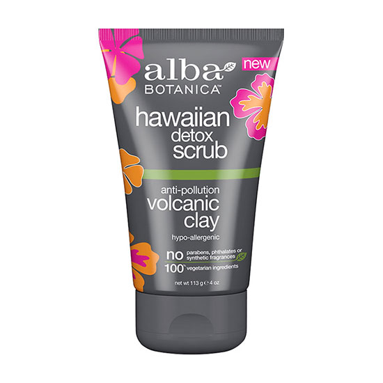 Alba Botanica Hawaiian Detox Volcanic Clay Scrub 113g