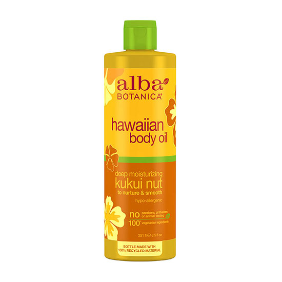 Alba Botanica Kukui Nut Organic Body Oil 250ml