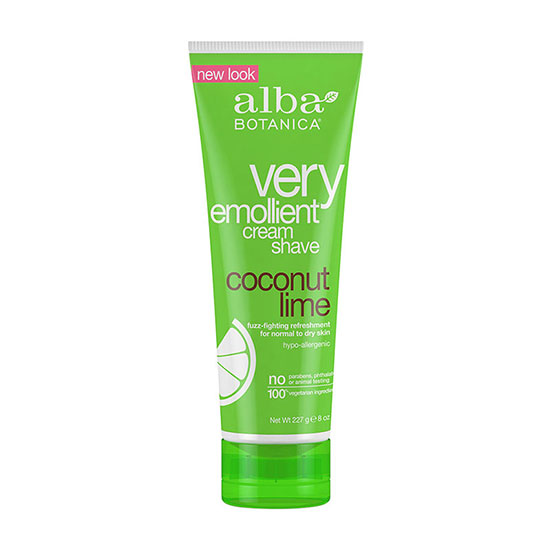 Alba Botanica Very Emollient Shave Cream Coconut Lime