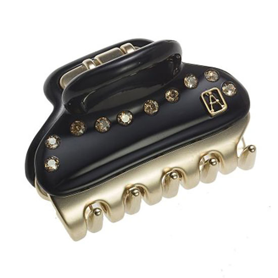 Alexandre de Paris Clip Vendome Black 4.5cm