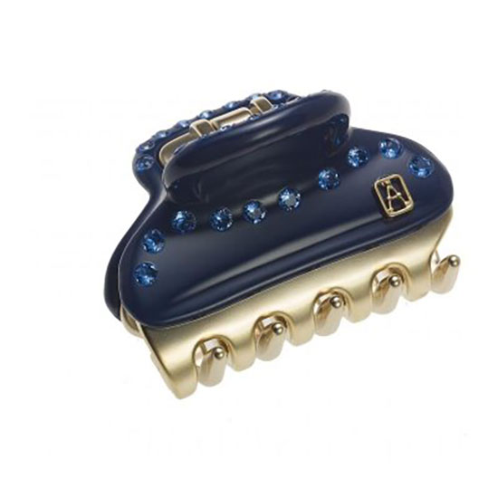 Alexandre de Paris Clip Vendome Blue 4.5cm