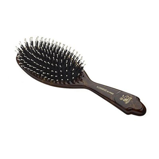 Alexandre de Paris Hair Brush Model Large Detangling Effect Brown