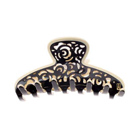 Alexandre de Paris Hair Veloute Clip Black