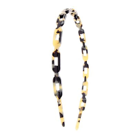 Alexandre de Paris Headband Wanted Beige and Black