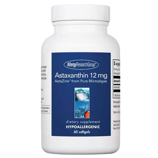 Allergy Research Group Astaxanthin 12mg Softgels 60 Softgels