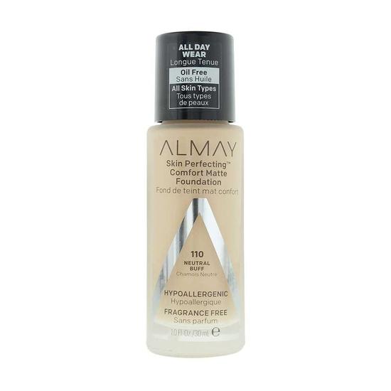 Almay Skin Perfecting Comfort Matte Foundation 110 Neutral Buff