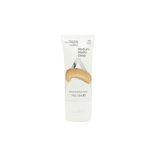 Almay Smart Shade Anti-Ageing Skintone Matching Foundation 400 Medium Meets Deep