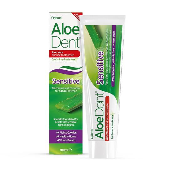 Aloe Dent Sensitive Aloe Vera Fluoride Toothpaste
