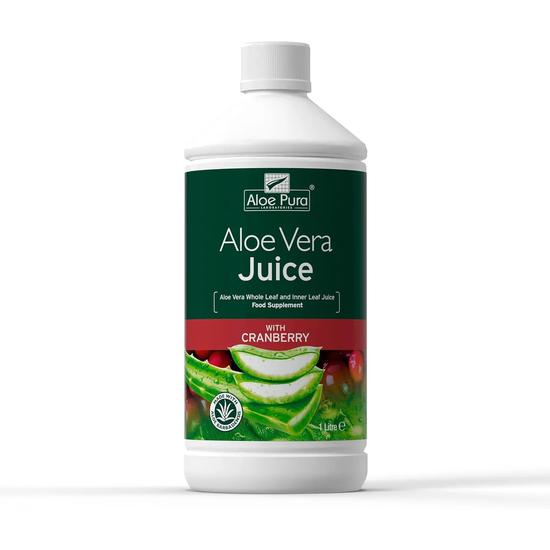 Aloe Pura Aloe Vera Juice Cranberry Flavour