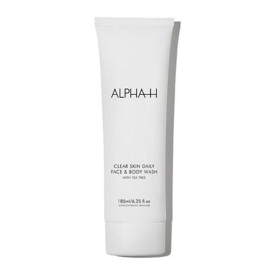 Alpha-H Clear Skin Daily Face & Body Wash With 2% Salicylic Acid & Tea Tree 185ml