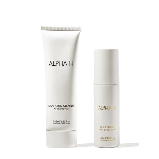 Alpha-H Prep & Glow Duo Cream cleanser & exfoliation set